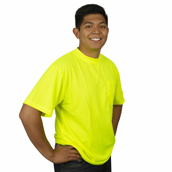 Cordova COR-BRITE Short Sleeve Shirt, Lime, 5XL V1315XL